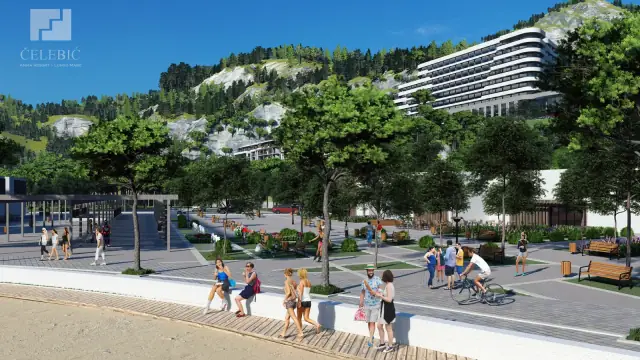 The Lungo Mare promenade by the resort